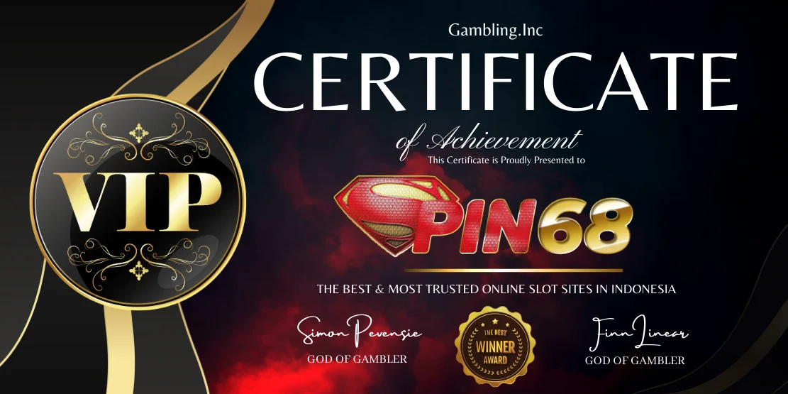 SERTIFIKAT RESMI BY SPIN68